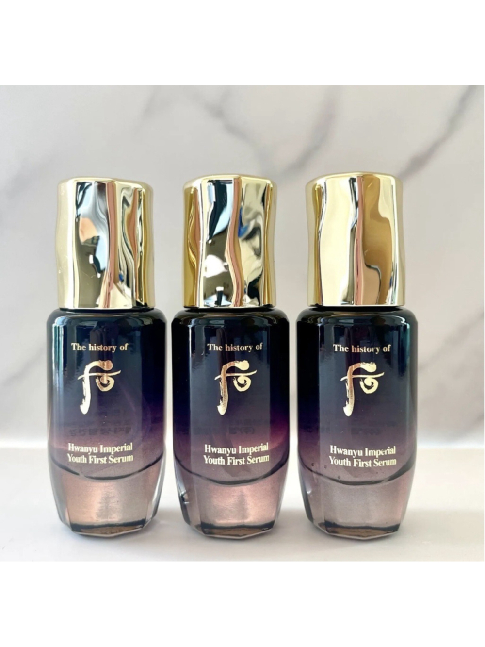 【3 PCs】The History of Whoo Hwanyu Imperial Youth First Serum 15ml x 3 = 45ml
